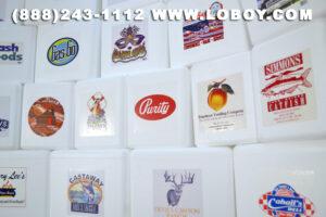 Insulated Shipping Boxes Labels Branding by Insulpak and LoBoy