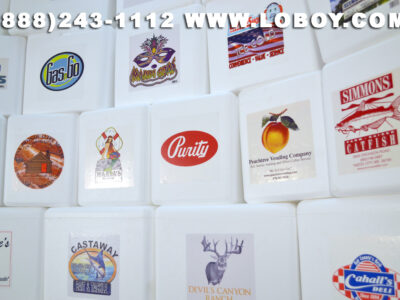 Insulated Shipping Boxes Labels Branding by Insulpak and LoBoy