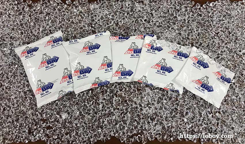 LoBoy Gel-Ice Refrigerant Ice Pack for Shipping Seafood Shelfish Meat and More