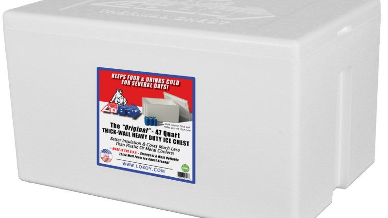 LoBoy Styrofoam Cooler #104 Original Ice Chest 01