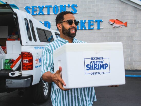 loboy custom eps styrofoam cooler sexton seafood destin fl