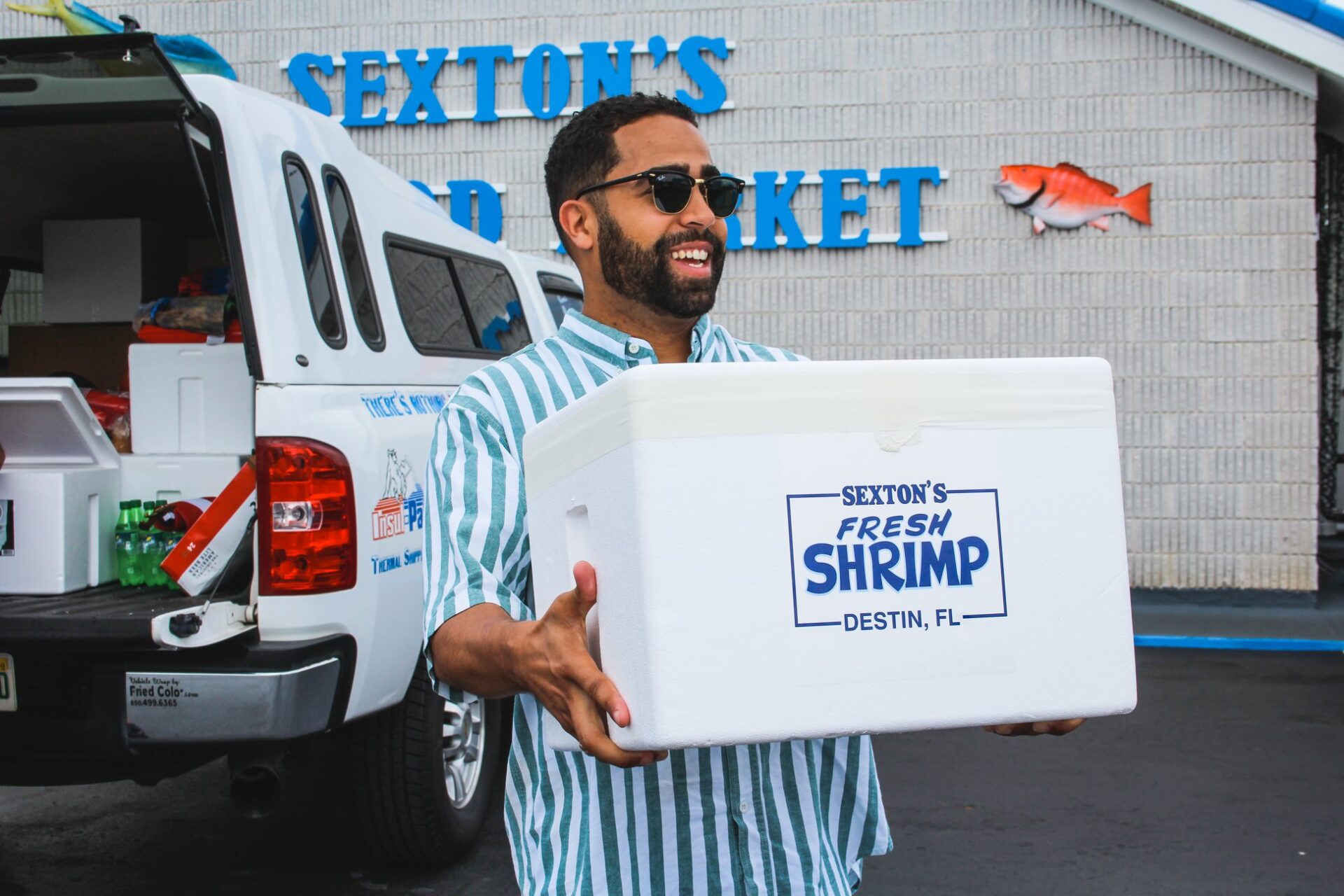 loboy custom eps styrofoam cooler sexton seafood destin fl