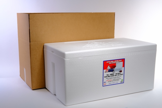 Highest Quality Styrofoam Coolers by LoBoy - Lab Tested, Leak Tested, Lasts for Years