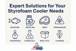 LoBoy Styrofoam Coolers for Perishables Shipping