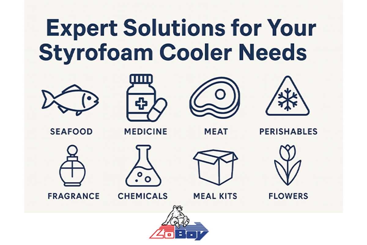 LoBoy Styrofoam Coolers for Perishables Shipping
