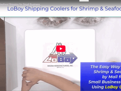 Shipping Shrimp and Seafood By Mail Styrofoam Coolers