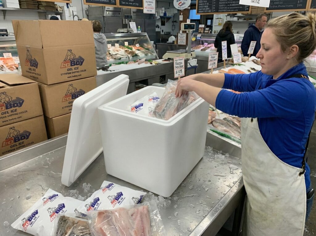 LoBoy Seafood Shipping Coolers Protect Seafood Shipments
