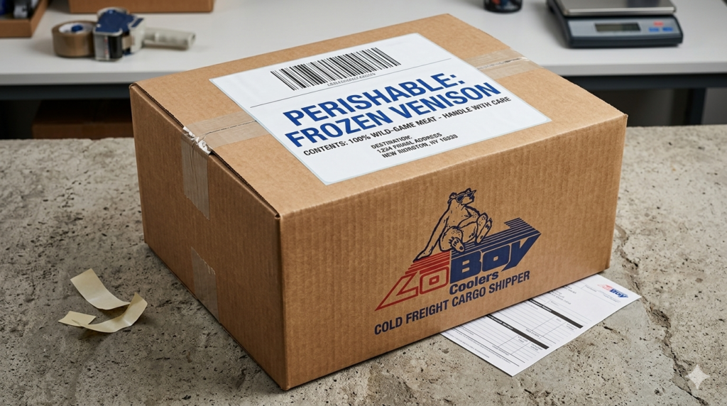 Shipping Venison and Deer Meat Using LoBoy Styrofoam Coolers