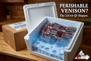 Shipping Venison and Deer Meat Using LoBoy Styrofoam Coolers