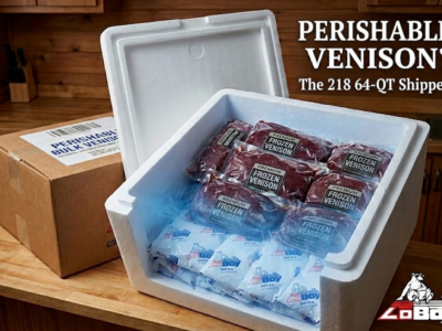 Shipping Venison and Deer Meat Using LoBoy Styrofoam Coolers
