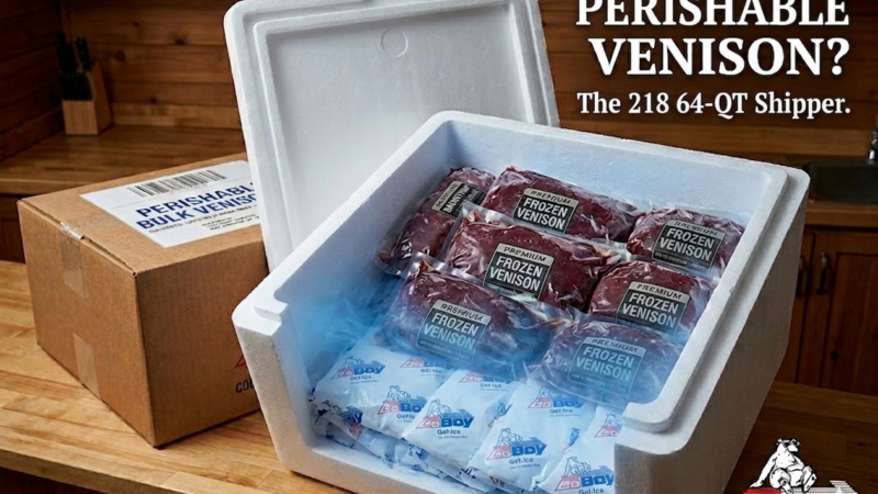 Shipping Venison and Deer Meat Using LoBoy Styrofoam Coolers