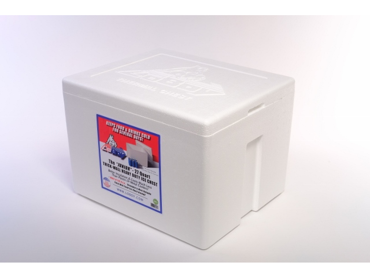 LoBoy thick-wall Styrofoam cooler