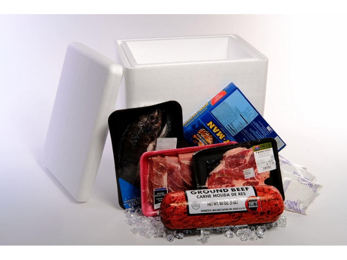 LoBoy insulated Styrofoam shipping cooler